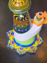 Load image into Gallery viewer, Cobalt Fumetech linework EF Shredder Peak Glass attachment set - Mr. Bonsai