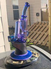 Load image into Gallery viewer, Peak Blue and Gemini  (experimental #89 CFL Purple) Klein glass attachment set (pbgpk3) - Mr. Bonsai