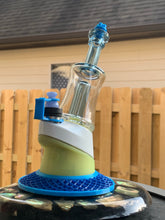 Load image into Gallery viewer, Puffco Peak Blue Stardust borosilicate glass attachment set (pbsb1) - Mr. Bonsai