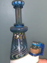 Load image into Gallery viewer, Blue Dream Fumetech linework EF Shredder Peak Glass attachment set - Mr. Bonsai