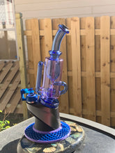 Load image into Gallery viewer, Peak Blue and Gemini  (experimental #89 CFL Purple) Klein glass attachment set (pbgpk3) - Mr. Bonsai