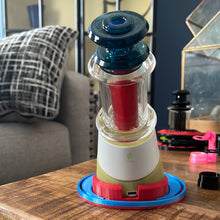 Load image into Gallery viewer, Grateful Dead themed Professor Glass Peak glass attachment set (GDP1)