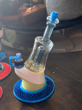 Load image into Gallery viewer, Puffco Peak Blue Stardust borosilicate glass attachment set (pbsb1) - Mr. Bonsai