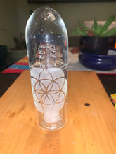 Load image into Gallery viewer, Sandblasted 14mm Hydratube bubbler universal glass Erig attachment - Mr. B