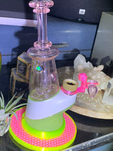 Load image into Gallery viewer, Translucent Pink EF Shredder Peak Glass attachment set - Mr. Bonsai