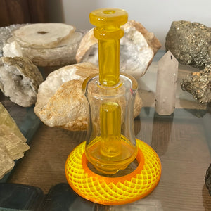 Carta 1 or 2 (or duo) Yellow bottle rig borosilicate glass attachment set (dcy1)