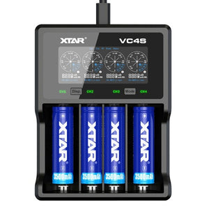 XTAR VC4S 4-bay battery charger - Mr. Bonsai