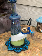 Load image into Gallery viewer, Blue Dream Fumetech linework EF Shredder Peak Glass attachment set - Mr. Bonsai