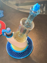 Load image into Gallery viewer, Puffco Peak Blue Stardust borosilicate glass attachment set (pbsb1) - Mr. Bonsai