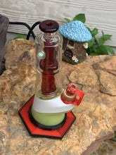 Load image into Gallery viewer, Pomegranate Double EF Shredder Peak Glass attachment set - Mr. Bonsai