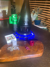 Load image into Gallery viewer, Faceted Source Orb Versa Ruby And Frosted Sapphire insert! - Mr. Bonsai