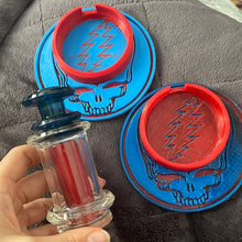 Load image into Gallery viewer, Grateful Dead themed Professor Glass Peak glass attachment set (GDP1)