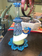 Load image into Gallery viewer, Blue Dream Fumetech linework EF Shredder Peak Glass attachment set - Mr. Bonsai