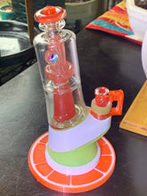 Load image into Gallery viewer, Red Crayon Double EF Shredder Peak Glass attachment set - Mr. Bonsai