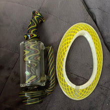 Load image into Gallery viewer, High Five Duo Wig-Wag glass Torus recycler set (dwwtr1)