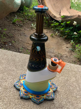 Load image into Gallery viewer, Cobalt Fumetech linework EF Shredder Peak Glass attachment set - Mr. Bonsai