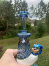 Load image into Gallery viewer, Blue Dream Fumetech linework EF Shredder Peak Glass attachment set - Mr. Bonsai