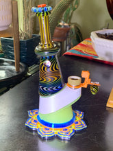 Load image into Gallery viewer, Cobalt Fumetech linework EF Shredder Peak Glass attachment set - Mr. Bonsai