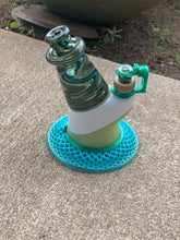 Load image into Gallery viewer, Green & blue wig wag Sparkle EF Nano Peak Glass attachment set - Mr. Bonsai