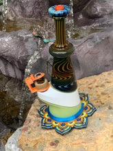 Load image into Gallery viewer, Cobalt Fumetech linework EF Shredder Peak Glass attachment set - Mr. Bonsai