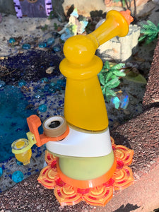 Ghost Crayon Yellow EF Terp Toker Peak Glass attachment set - Mr. Bonsai