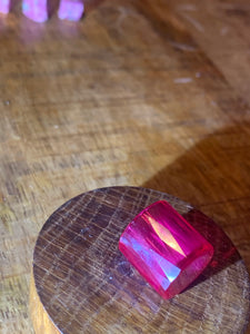 Faceted Puffco Peak Ruby And Frosted Sapphire insert! - Mr. Bonsai