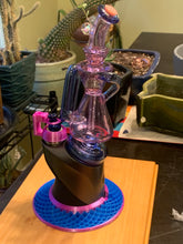 Load image into Gallery viewer, Ultraviolet CFL purple and blue Waterspinner Peak glass attachment set (PUBW1)