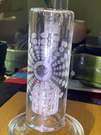 14mm Matrix borosilicate glass rig (Sandblasted available)