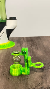 Carta 1 or 2  (or Duo) Carta Green Bottle Rig Glass Attachment Set (cbrg2)