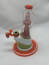 Load image into Gallery viewer, Red Crayon Double EF Shredder Peak Glass attachment set - Mr. Bonsai