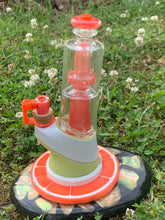 Load image into Gallery viewer, Red Crayon Double EF Shredder Peak Glass attachment set - Mr. Bonsai