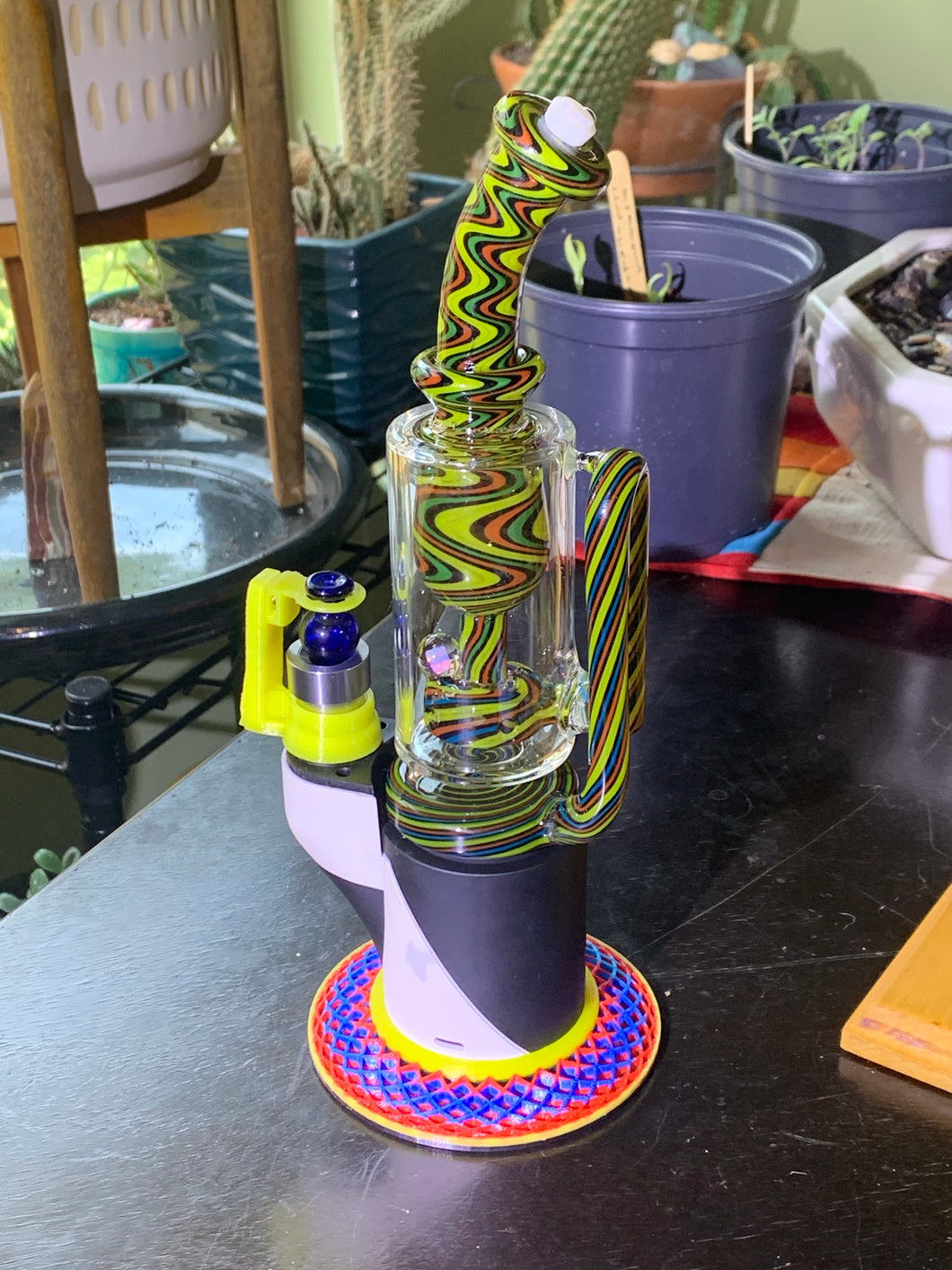 Carta Wig-Wag glass Torus recycler set (cwwtr1)