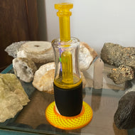 Carta 1 or 2 (or duo) Yellow bottle rig borosilicate glass attachment set (dcy1)
