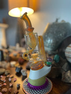 Amber Purple Klein Peak glass attachment set (pam22)