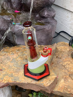 Pomegranate Double EF Shredder Peak Glass attachment set - Mr. Bonsai